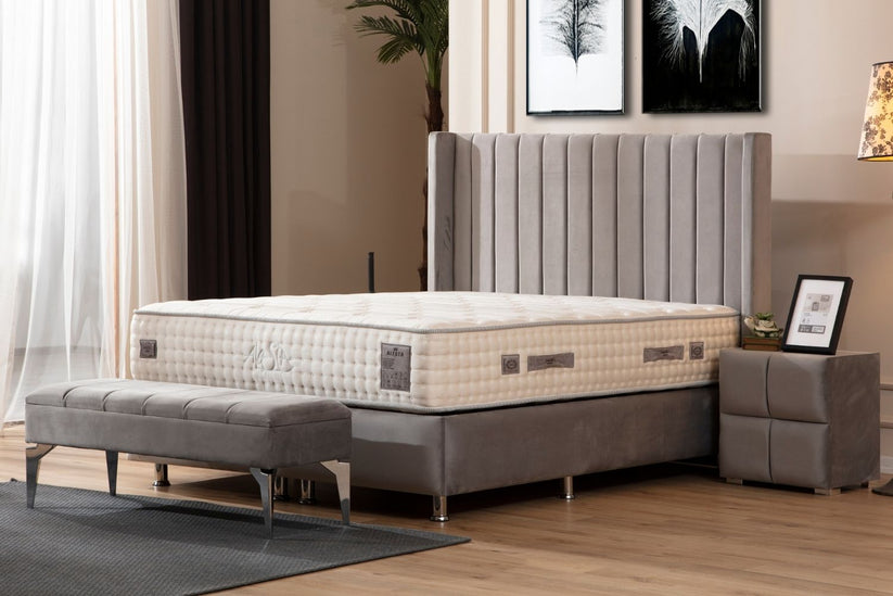 Lit coffre - Tokyo - Gris