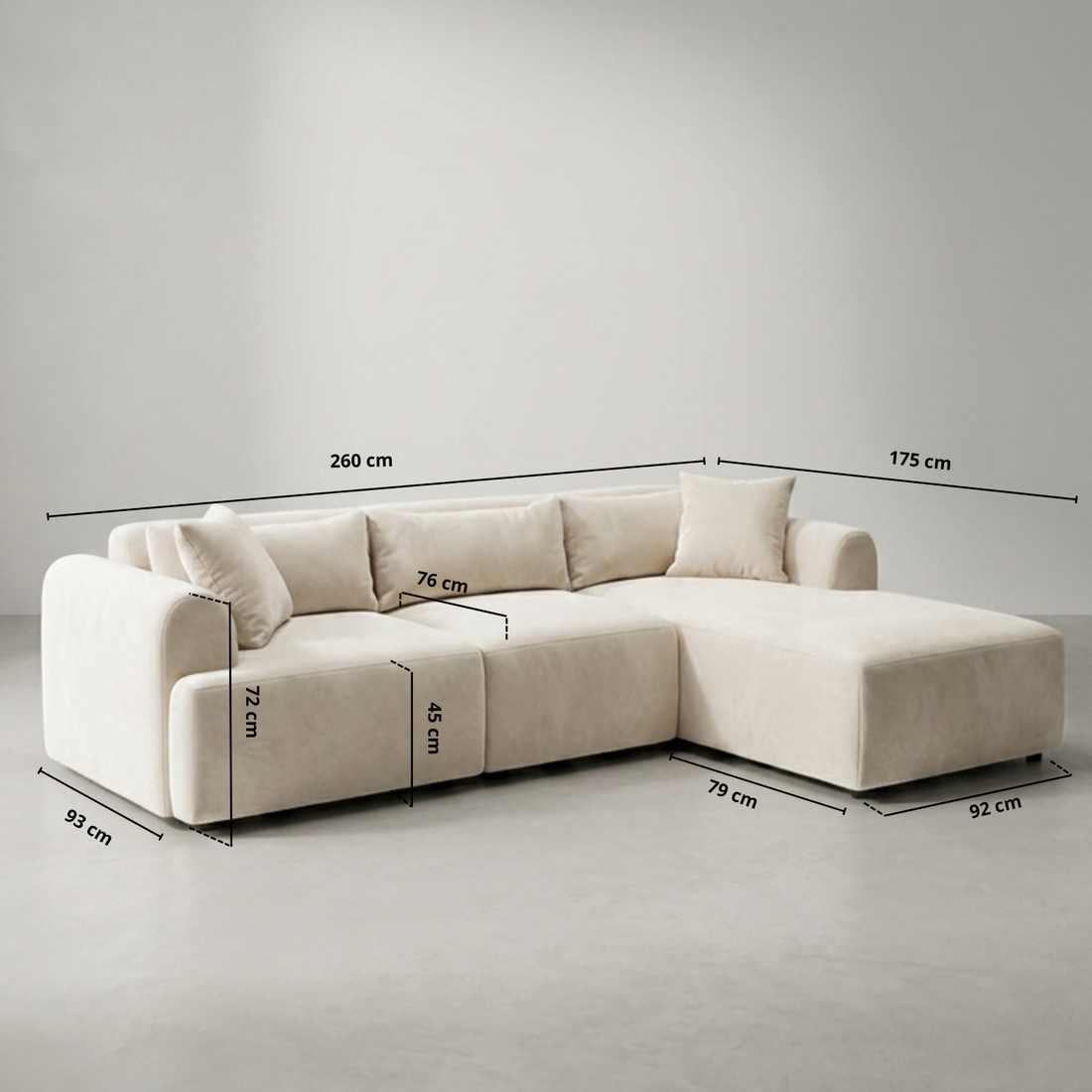 Canapé modulable MILA