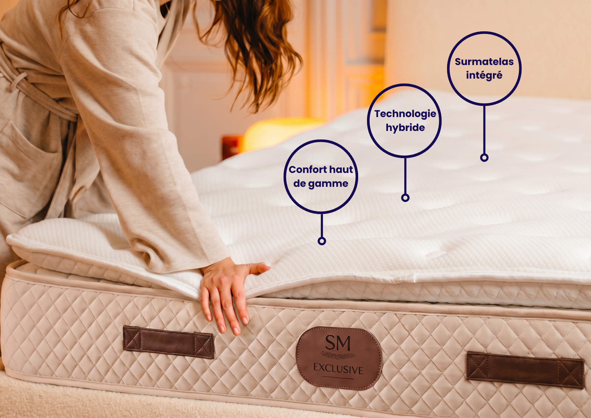 Matelas Exclusif H32 - Beige