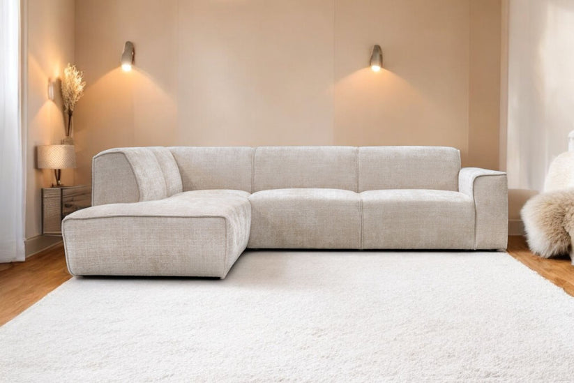 Canapé d'angle - Colette - Beige