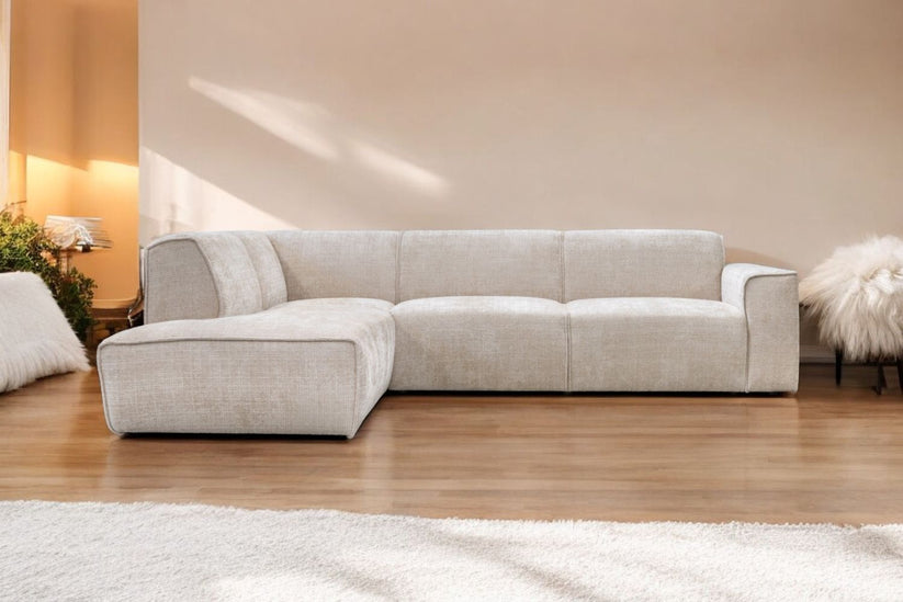 Canapé d'angle - Colette - Beige
