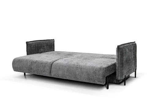 Canapé  convertible AMALFI - Tissu Marbella - Gris