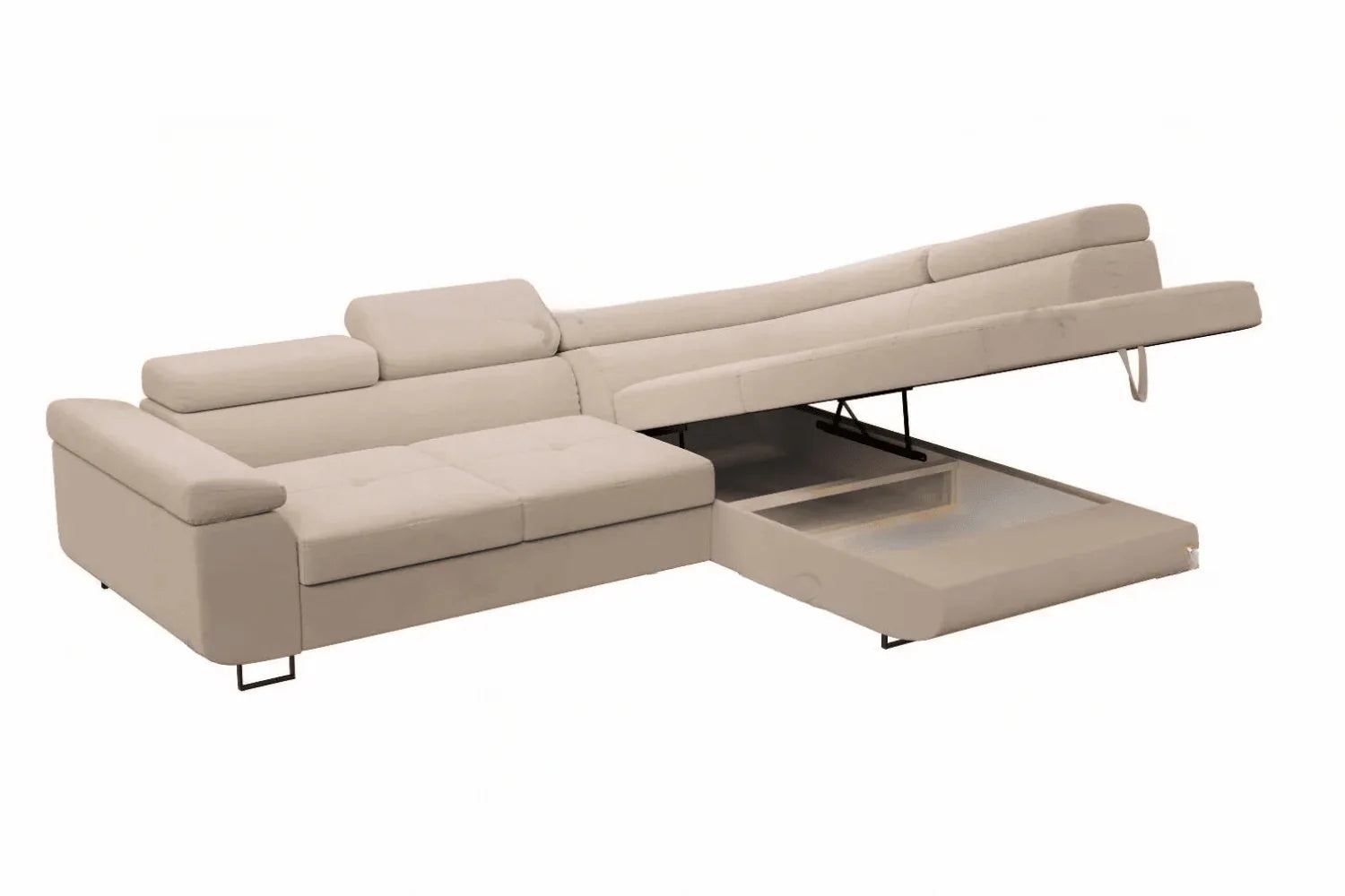 Canapé convertible TONY - Velours