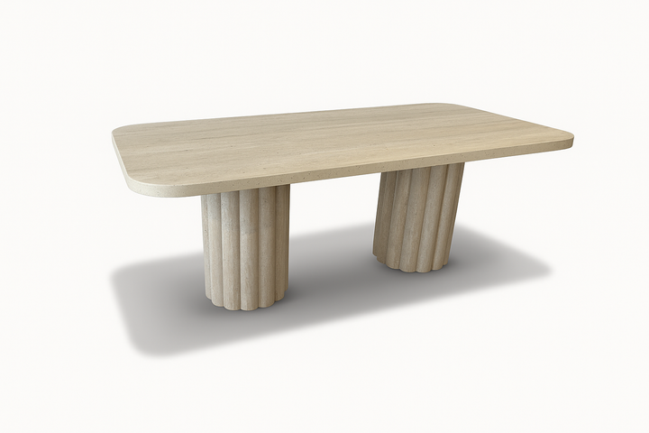 Table de repas ATHENA - travertin