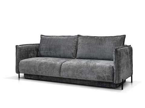 Canapé  convertible AMALFI - Tissu Marbella - Gris