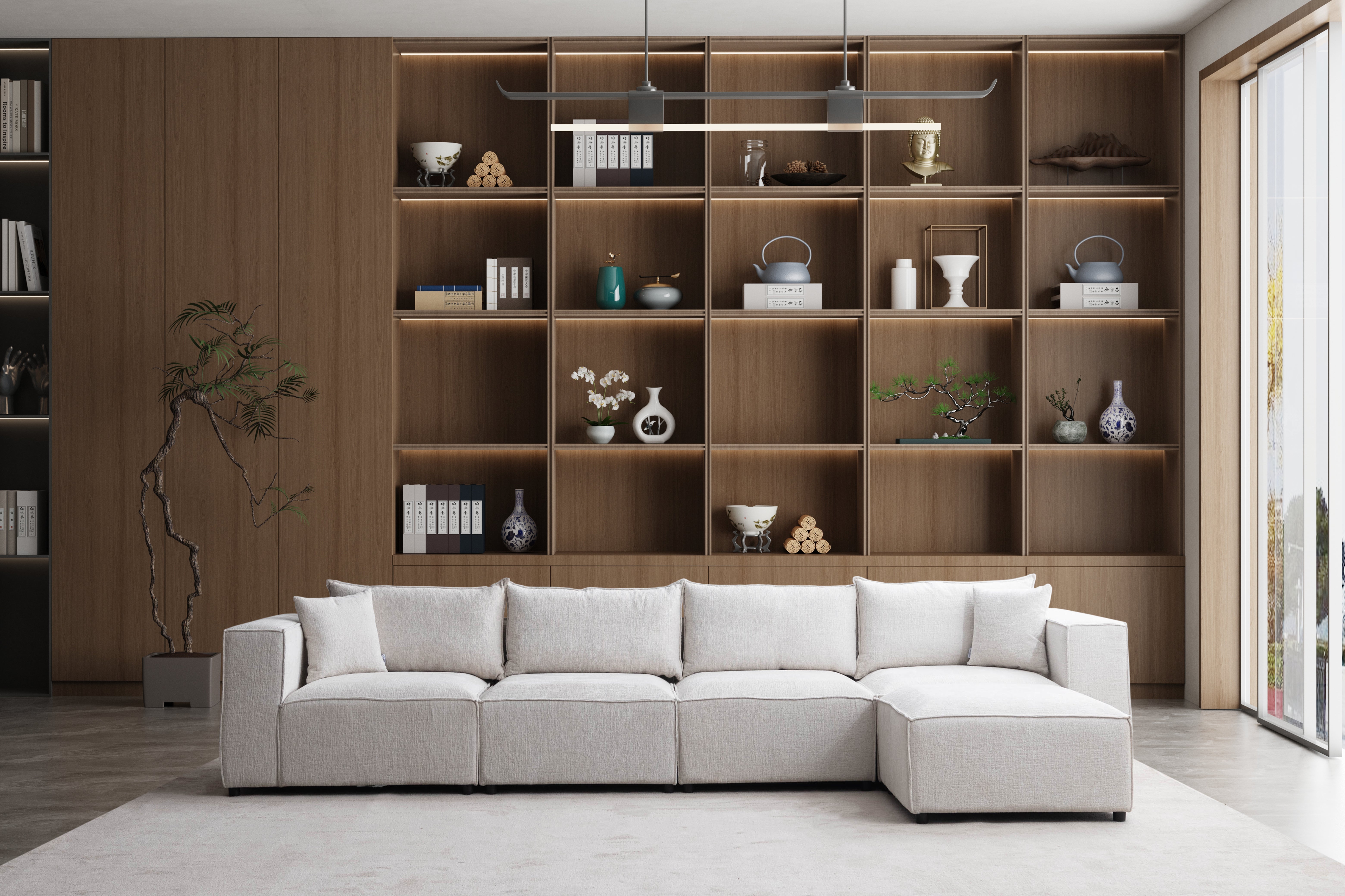 Canapé modulable ELEGANCE 4+1