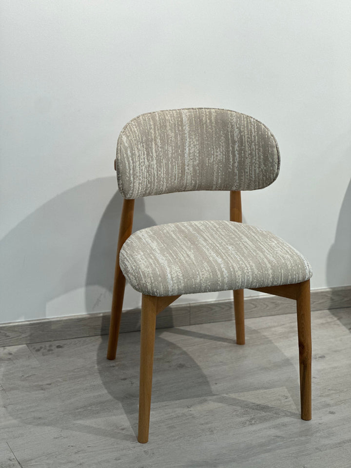 Chaise Prague - Bois clair (à motifs)