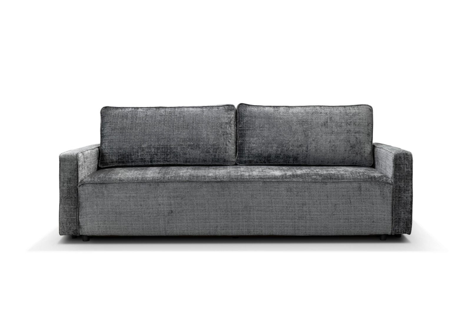 Canapé convertible NICOLE - Tissu Marbella - Gris