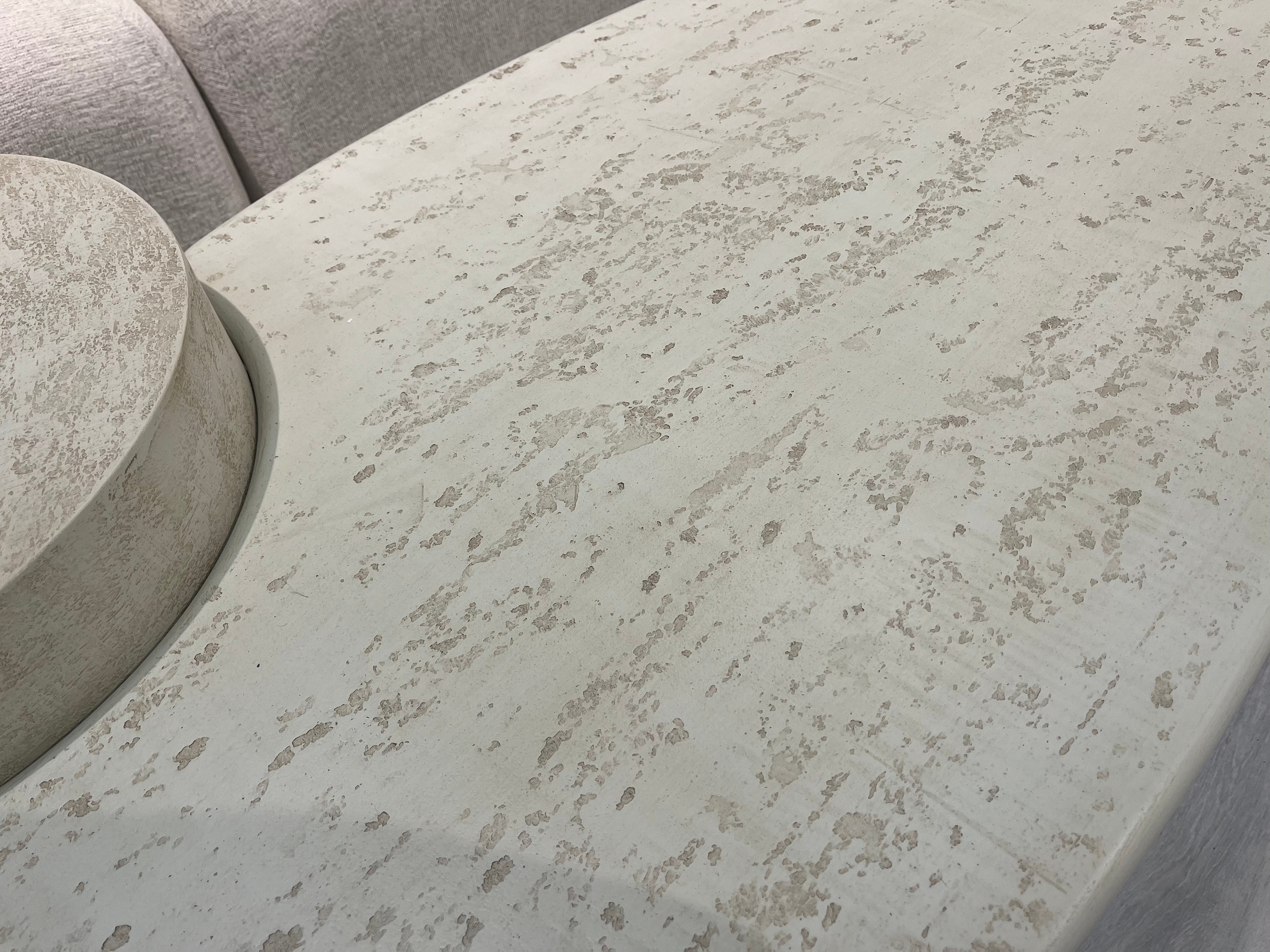 Table Basse - Nova - Aspect béton ciré