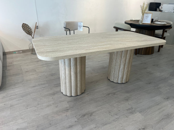 Table de repas ATHENA - travertin