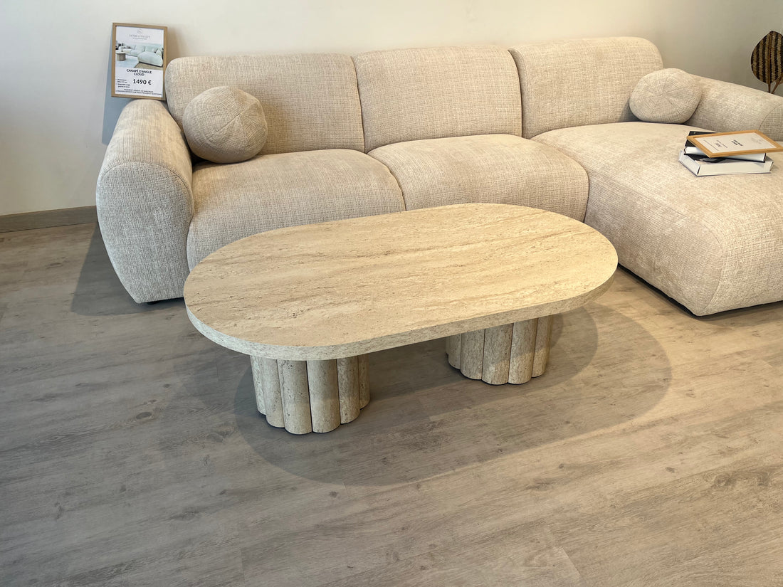 Table basse ATHENA - travertin