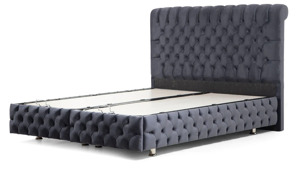 Lit coffre - Luna - Anthracite