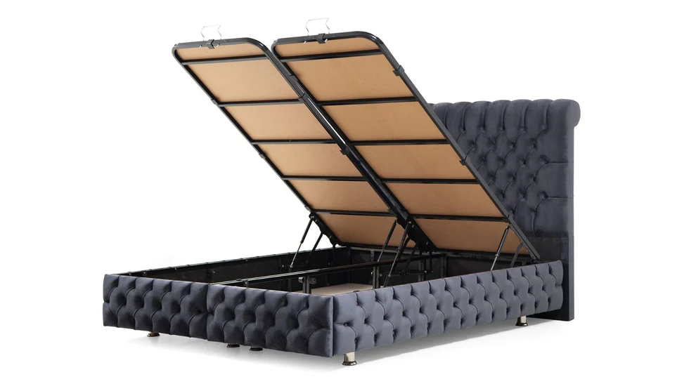 Lit coffre - Luna - Anthracite