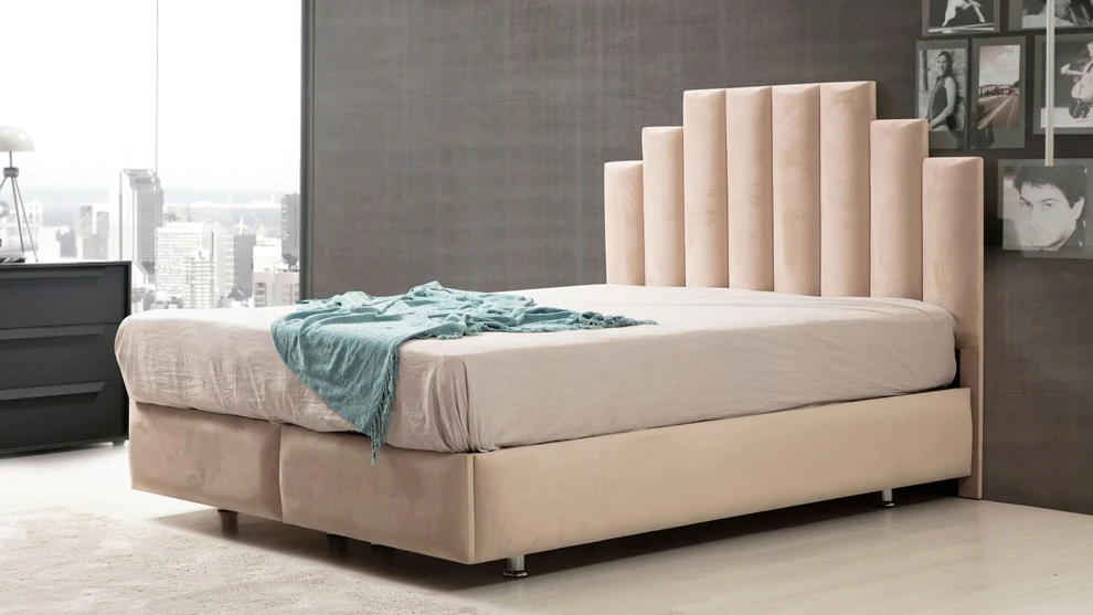 Lit coffre - Natura - Beige