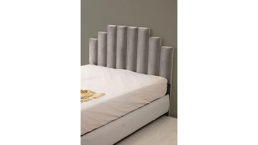 Lit coffre - Natura - Gris