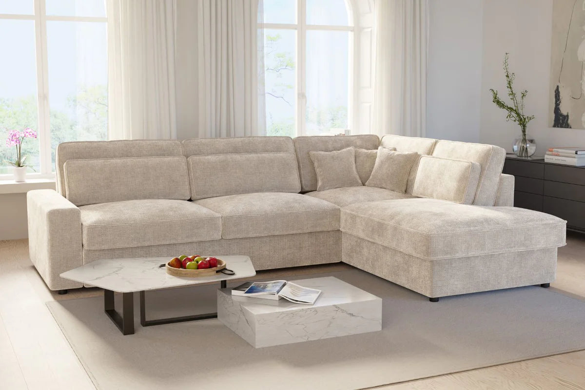 Canapé d'angle Lexus - Marbella - Beige