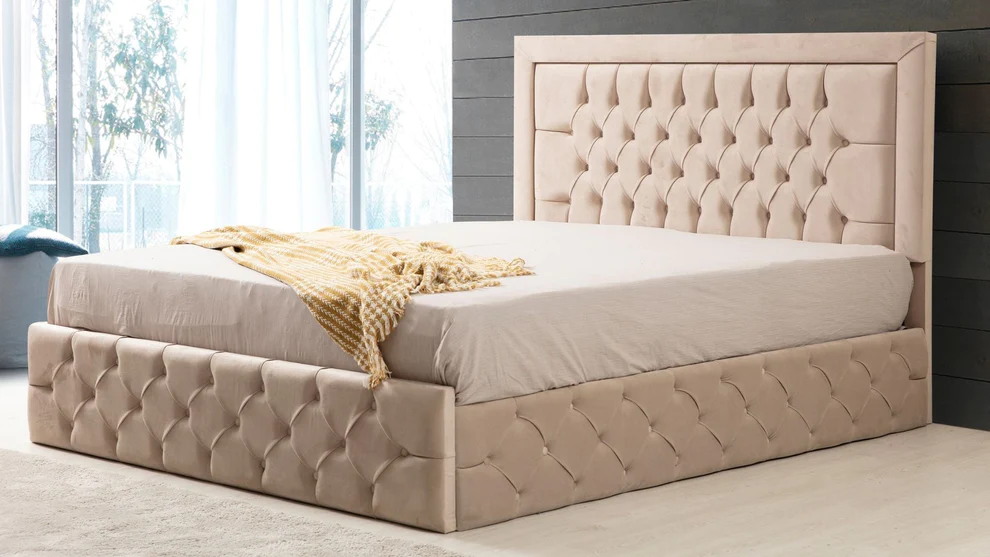 Cadre de Lit - Roma - Beige