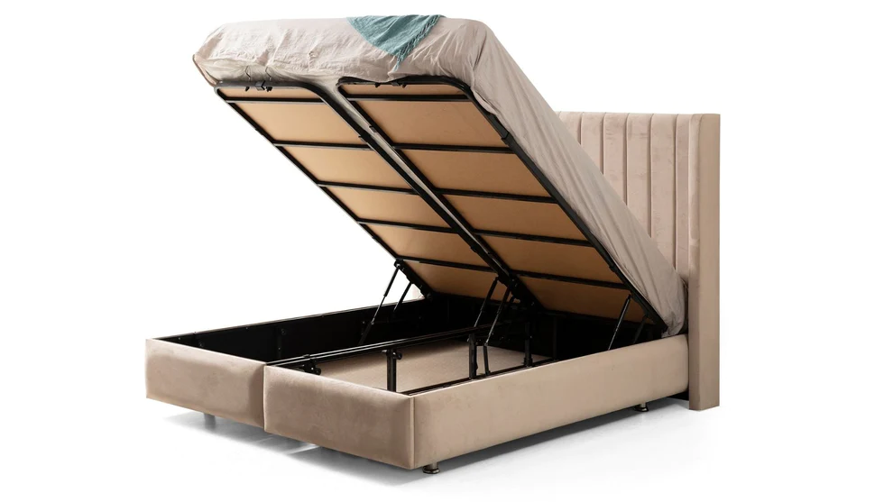 Lit coffre - Tokyo - Beige