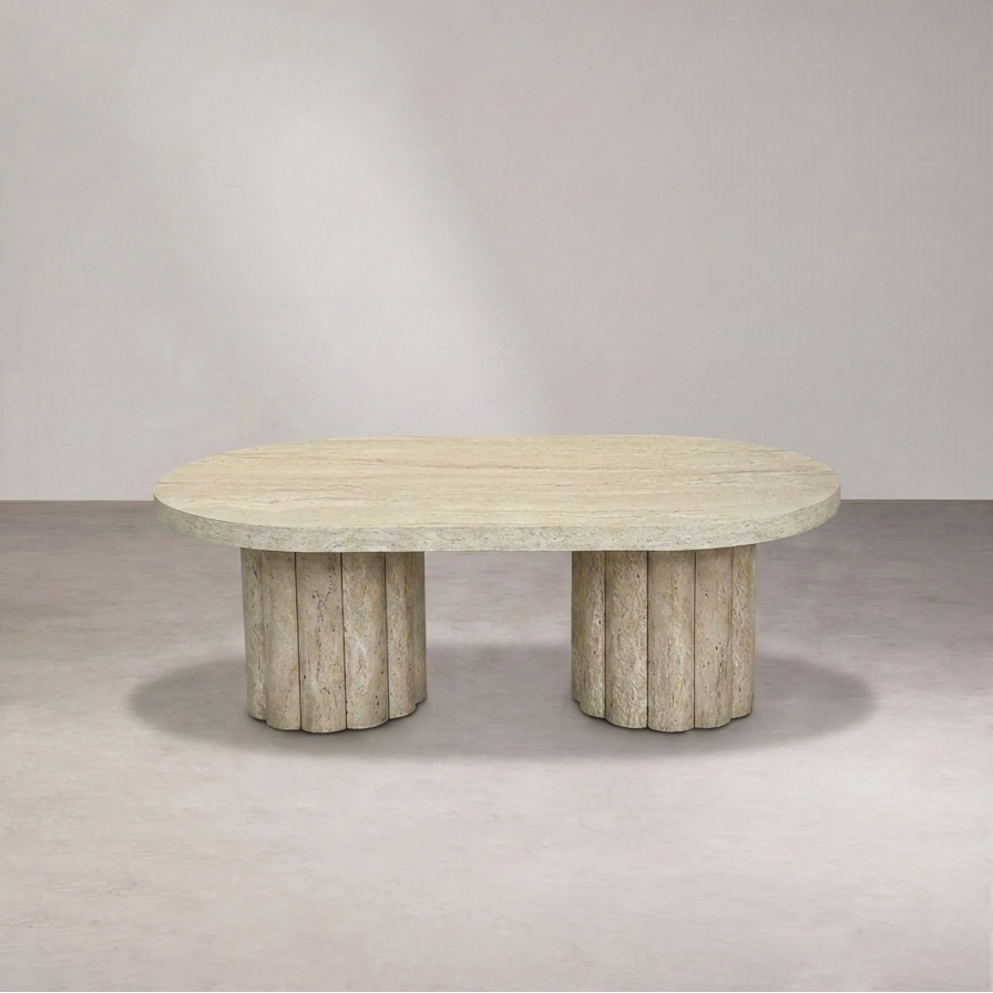 Table basse ATHENA 120 Travertin