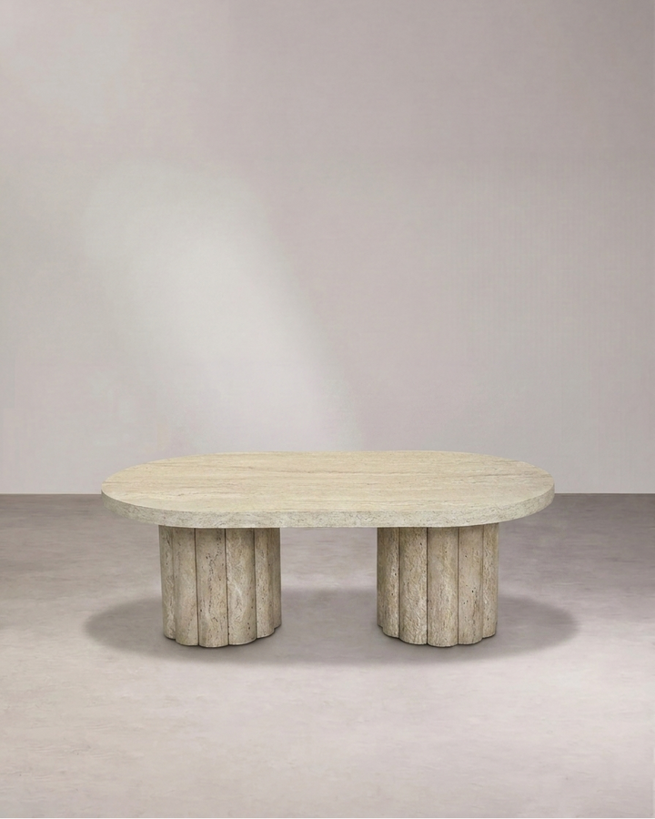 Table basse ATHENA 120 Travertin