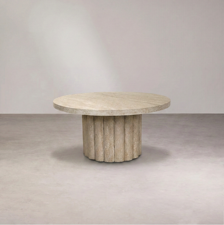 Table basse ATHENA 80 Travertin