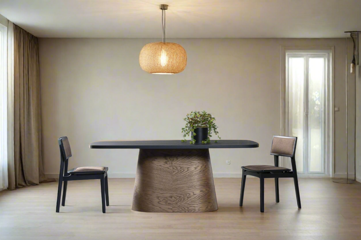 Table de repas Alto - Noir et Bois