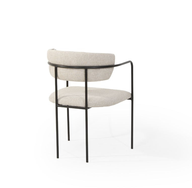 Chaise LUNA avec accoudoirs