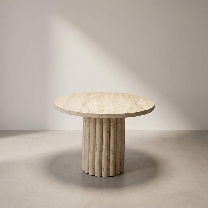 Table de repas ATHENA 110 Travertin