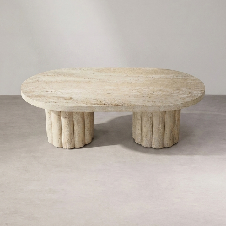 Table basse ATHENA 120 Travertin