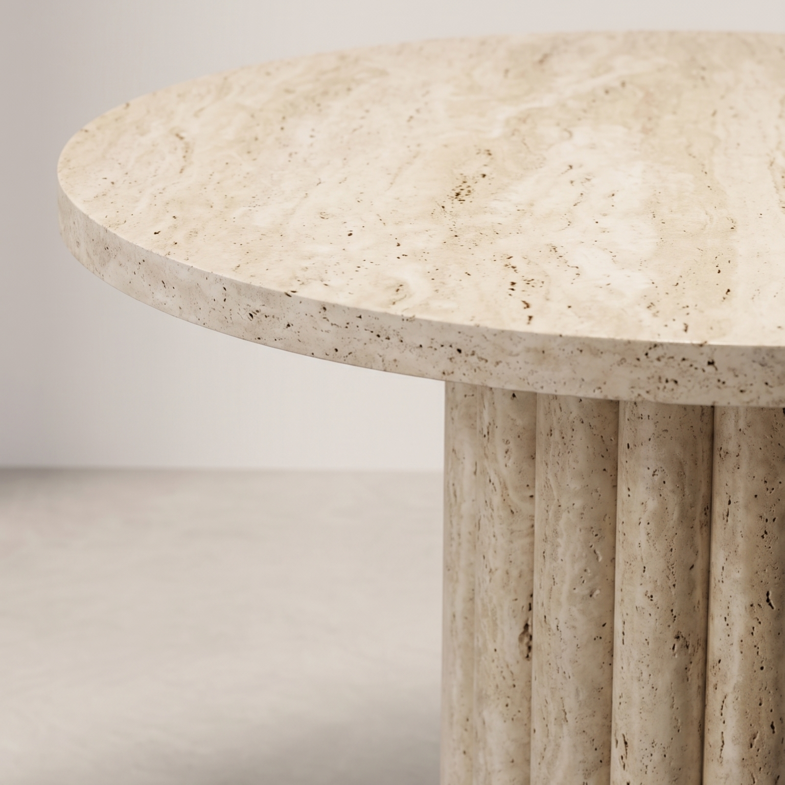 Table de repas ATHENA 110 Travertin