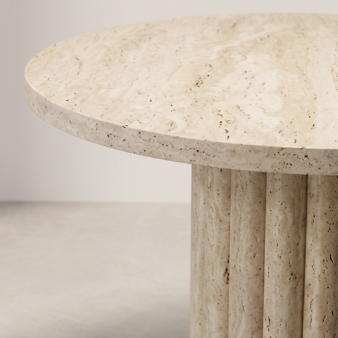 Table de repas ATHENA 110 Travertin