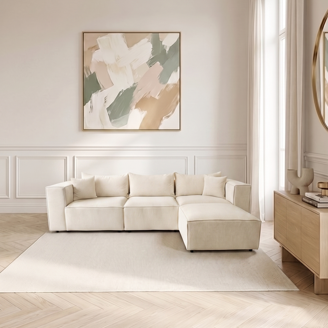 Canapé modulable ELEGANCE 3+1