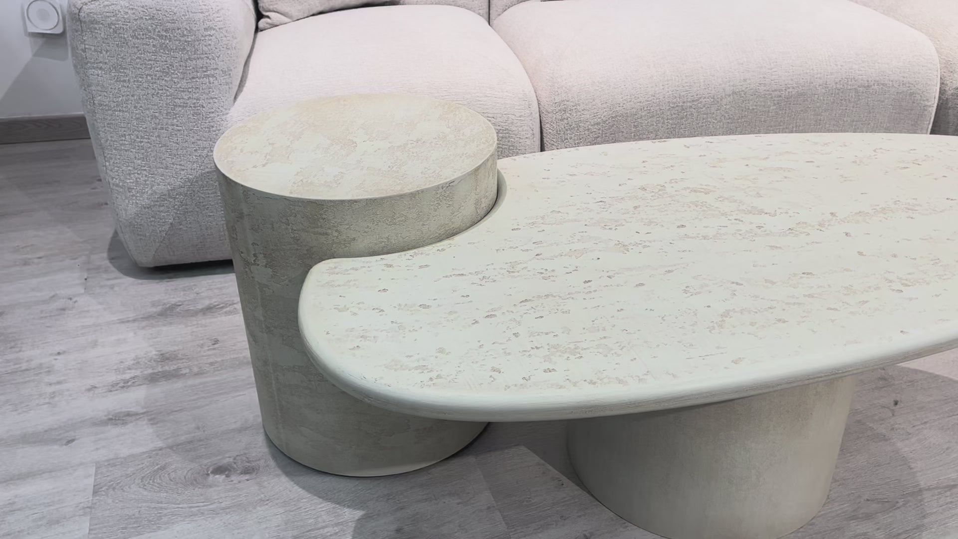 Table Basse - Nova - Aspect béton ciré