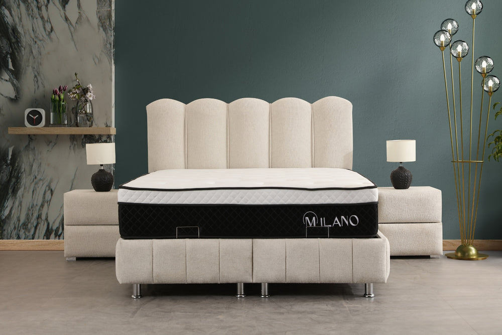 Lit Coffre - EVA - Tissus Chenille