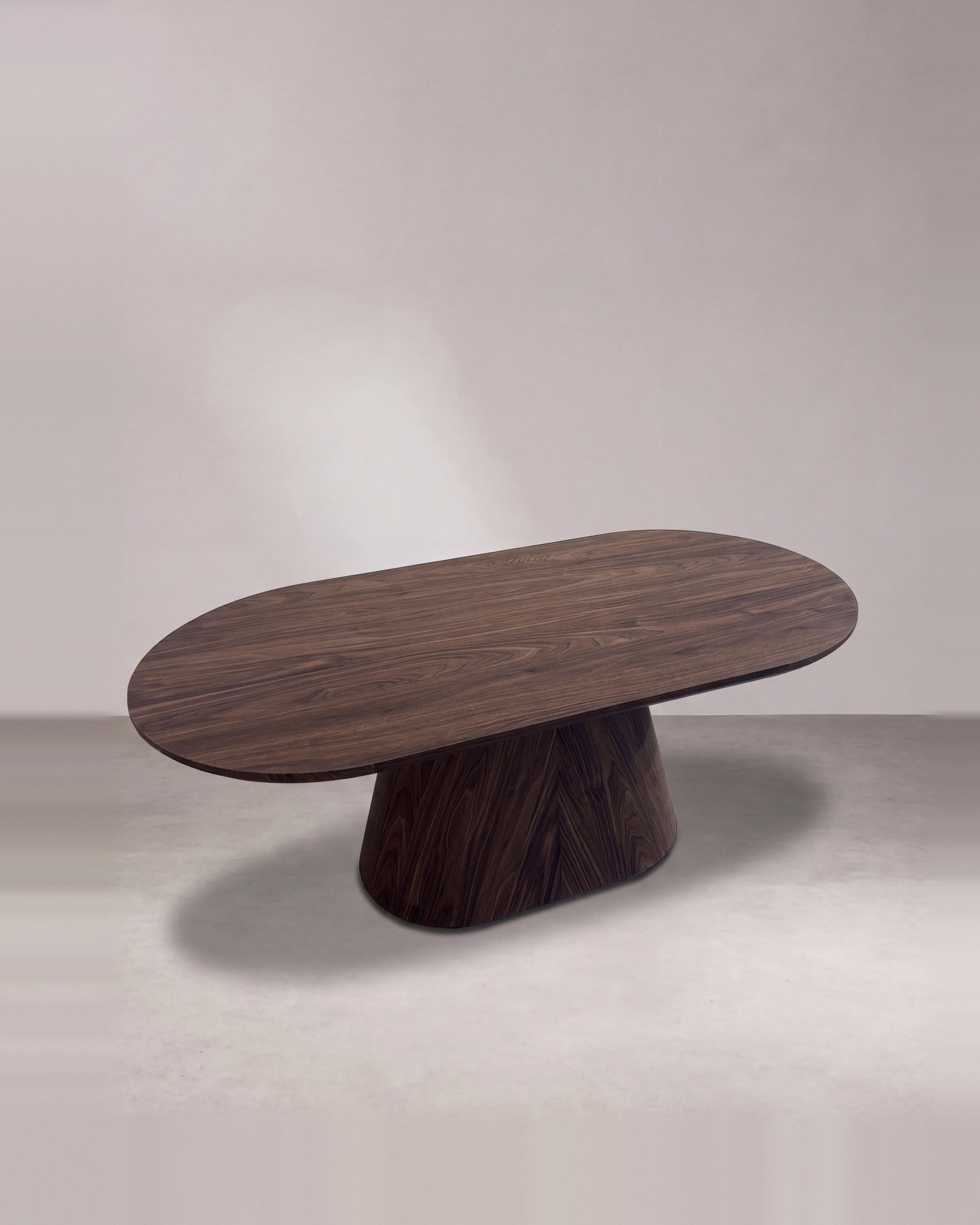 Table basse FOREST en effet bois noyer