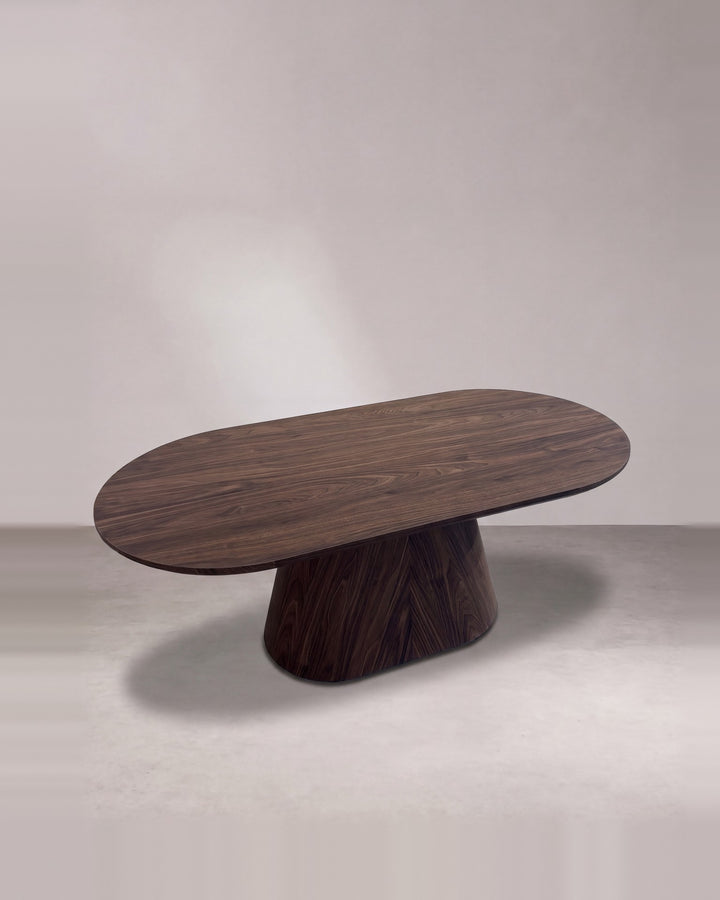 Table basse FOREST en effet bois noyer, photo 2 sur 5
