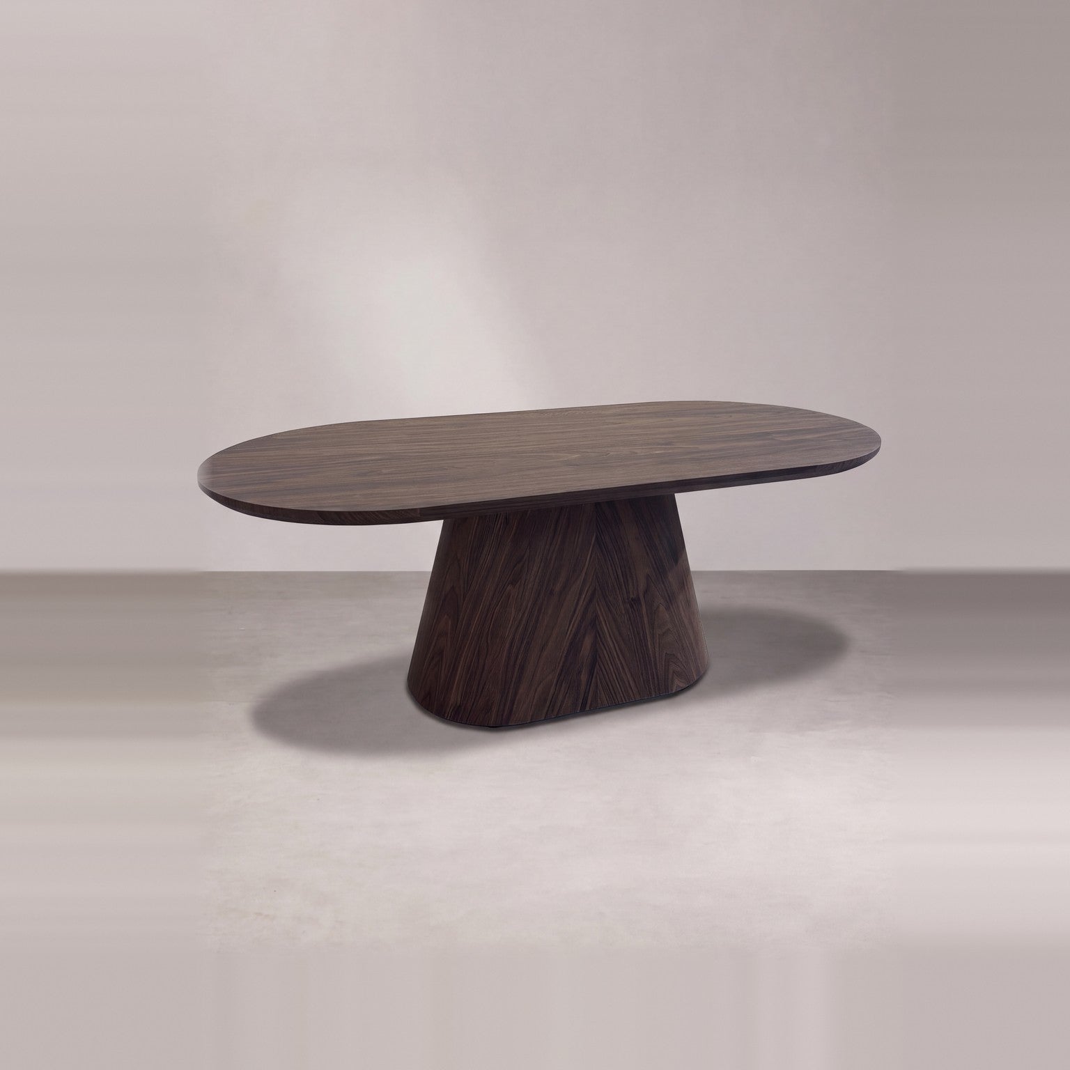 Table basse FOREST en effet bois noyer, photo 2 sur 4